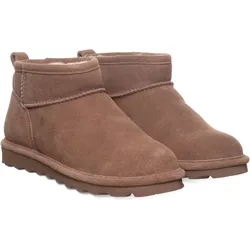 Winterboots BEARPAW "SHORTY", Damen, Gr. 39, braun, Veloursleder, sportlich, Schuhe, Winterstiefel, Schlupfstiefel mit herausnehmbarer Innensohle