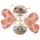 HaPe Regenmacher Rosalie 18cm x 15cm x 7cm rosa/mehrfarbig