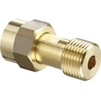 Buderus Übergangsstück 1/2", Messing, drehbare Überwurfmutter
