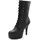 LASCANA BELLE AFFAIRE Schnürstiefelette Damen schwarz uni Gr.38