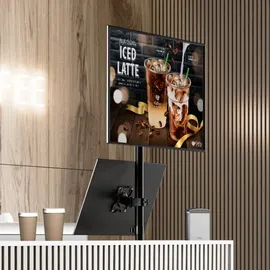 ONKRON doppel Monitorhalterung für 13-34", bis 8 kg, VESA 75x75-100x100, dual Monitor Arm Stand verstellbar Schwarz