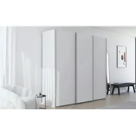 meinSchrank Schwebetürenschrank Regina 242 x 223 x 68 cm Weiß