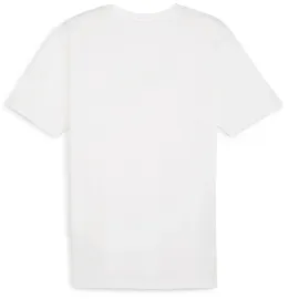 Puma teamRISE Logo Jersey Cotton weiß M