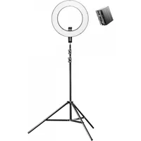 walimex pro LED 380 Bi Color (Ringlicht), Dauerlicht, Schwarz