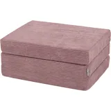 KiddyMoon Kinder Matratzen Aufklappen Aus Schaumstoff Kindermatratze Kleinkindmatratze Kinderzimmer Faltmatratze, Violett