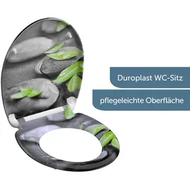 Schütte WC-Sitz Stone Kunststoff Grau