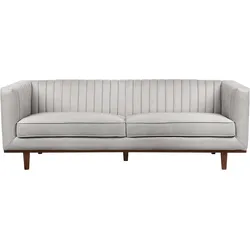 3-Sitzer Sofa hellgrau SKAULE