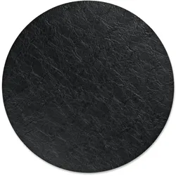 Tisch-Set Kalea PU-Leder schwarz 38,0cmØ