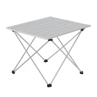 Woltu Campingtisch Alu Silber