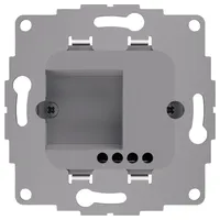 2USB 1-fach Unterputz-Einsatz IP20 Hellgrau 2 St.