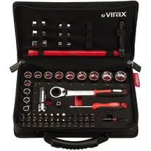 VIRAX Armaturenmutternschlüssel Durchgangssteckschlüssel 51-tlg.
