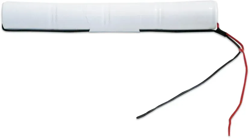 Akku Pack 4,8V 4000mAh für Notbeleuchtung Stab NiCd L4x1 4xD-Hochtemperaturzellen Kabel