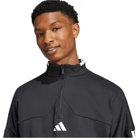 adidas House of Tiro Fleece 1/2-Zip Trainingsjacke Herren - schwa