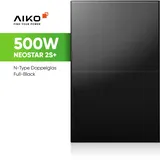 AIKO Solar 500W Glas-Glas Full Black Solarmodul – Neostar 2S+ N-Type ABC A-MAH60Db