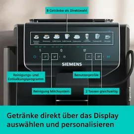 Siemens EQ500 iAroma TP553E09 Klavierlack schwarz