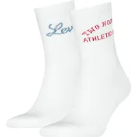 Levi's LEVIS SHORT CUT SALOON LOGO 2P Socken 2er Pack Weiß 39-42