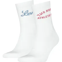 Levi's LEVIS SHORT CUT SALOON LOGO 2P Socken 2er Pack Weiß 39-42