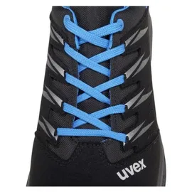 Uvex Halbschuh schwarz/blau uvex 2 trend, S1, EU-Schuhgröße: 41