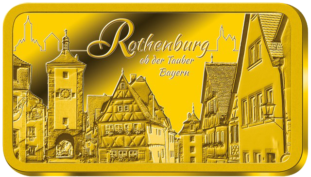 7er-Goldbarren-Satz „Deutschlands schönste Altstädte“