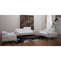JVmoebel Sofa Weiß Couch Polster XXL Big 3 Sitzer (ohne 2+1) Sofas, Made in Europe weiß