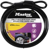 Master Lock 49EURD Schwarz Kabelschloss