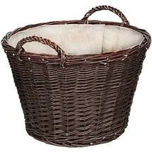 Siena Garden Aufbewahrungsbox Weidenkorb Ø 60 x 39 cm 1-tlg. Braun