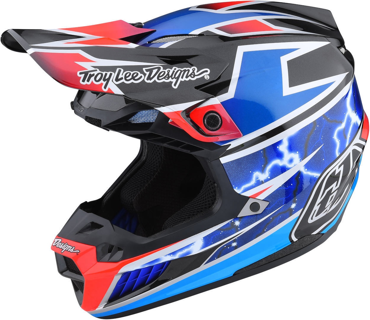 Troy Lee Designs SE5 Lightning MIPS Motorcross helm, veelkleurig, M