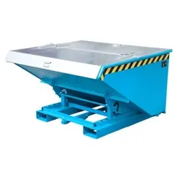 Kippbehälter automatisch Typ 4 A 900l RAL5012