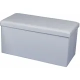 Echtwerk Sitztruhe SeatBox EW-SB-0480 weiß Holz 76,0 cm