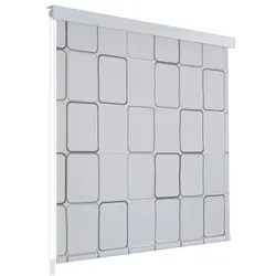 vidaXL Duschrollo 160 x 240 cm Quadratmuster