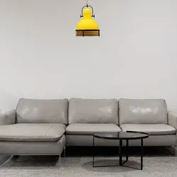 Bamyum Deckenlampe Vintage Industrial Gelb Pendelleuchte