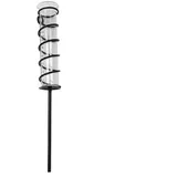 Schwebender Regenmesser aus Glas, spiralförmiges Design für genaue Niederschlagsverfolgung in Gärten