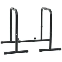 vidaXL Dip-Stange Schwarz 116 x 66 x 74,5 cm Pulverbeschichteter Stahl