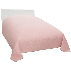 OTTO home Amanda Bettüberwurf 140 x 210 cm Grau/Rosa