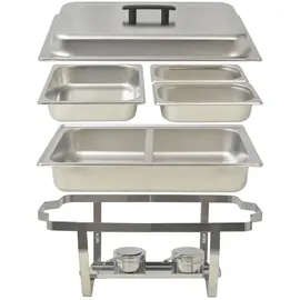 vidaXL Chafing Dish Set 4-tlg. Edelstahl