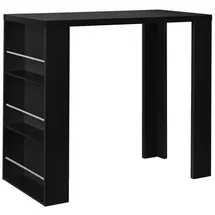 [en.casa] Bartisch Bonn 117 x 57 x 106,5 cm Schwarz