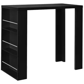 [en.casa] Bartisch Bonn 117 x 57 x 106,5 cm Schwarz