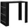 [en.casa] Bartisch Bonn 117 x 57 x 106,5 cm Schwarz