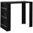 [en.casa] Bartisch Bonn 117 x 57 x 106,5 cm Schwarz