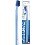 Curaprox Zahnbürste CS 5460 Ultra Soft - Handzahnbürste für Erwachsene mit 5460 Ultra Soft CUREN Borsten - Hellblau-Blau