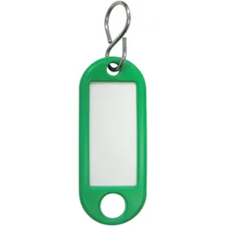 Schlüsselanhänger -  grüne Leuchtfarbe