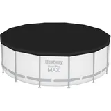 BESTWAY Flowclear Poolabdeckung schwarz Ø 427 cm