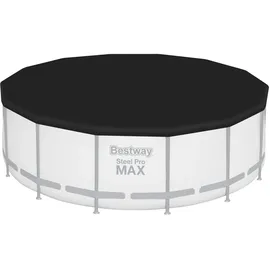 BESTWAY Flowclear Poolabdeckung schwarz Ø 427 cm