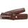 JACK & JONES Christopher Gürtel Cognac / Narrow 80 cm