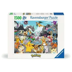 Ravensburger Puzzle 12000726 - Pokémon Classics - 1500 Teile Puzzle für Erwachsene und Kinder ab 14 Jahren, Pokémon Puzzle
