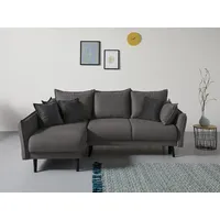 INOSIGN Ecksofa »Asra L-Form« incl. Bettfunktion und Bettkasten, Seitentasche im Armteil, Federkern