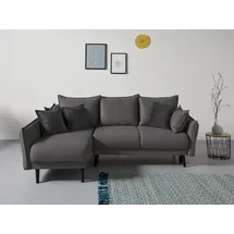 INOSIGN Ecksofa »Asra L-Form« incl. Bettfunktion und Bettkasten, Seitentasche im Armteil, Federkern