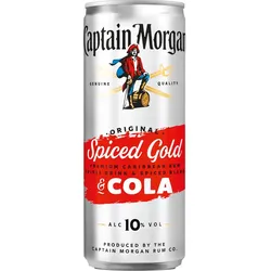 Captain Morgan Spiced & Cola 10% 0,25 Liter Dose