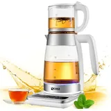 Ecosa Teekocher 2200W BPA-Frei Kalkfilter 1,8L | 0,8L
