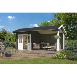 Lasita Maja Kenzo Gartenhaus 5,80 x 3,89 m Grün